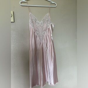 Pink Midi Slip Dress